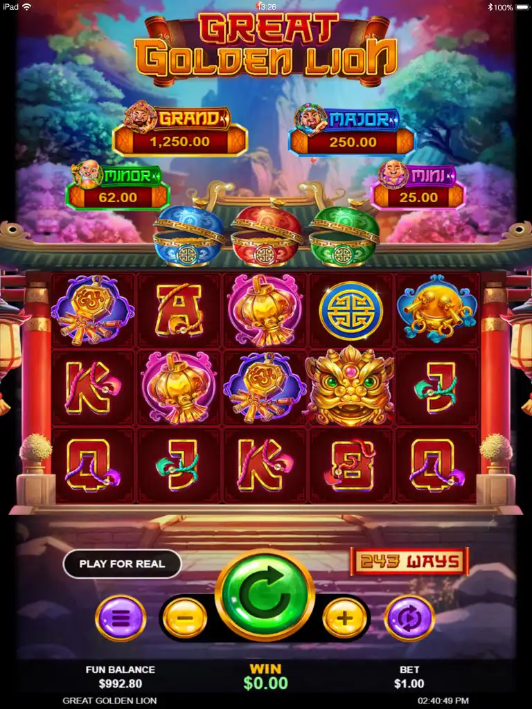 great golden lion screenshot